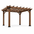 Pergola en bois 300x300 cm brun