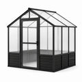 Serre de Jardin en Aluminium et Polycarbonate Transparent 190x185x195cm